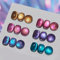 Born Pretty Cat Magnetic Eye Gel Braun Rosa Blau Grün - UV Nagellack Glitzer Gel Nagellack Maniküre und Nagelkunst DIY zu Hause