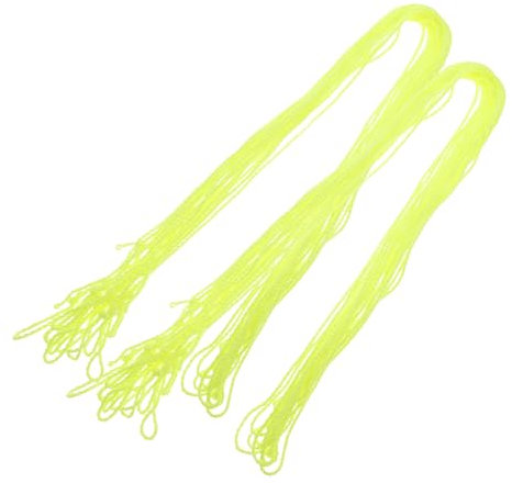 Kisangel 50stücke Regenbogen Nylon Yo-yo-Schnur Ersatzschnüre Für Junge Mädchen Profi Yo-yo Seile Strapazierfähig Für Outdoor-Spiel Geeignet Für Könnerstufen Präzise Kontrolle Und Hohe Leis