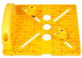 MICROJIG Matchfit Grid Router Guide – Precision Dovetail Clamp Track Jig for Woodworking, Easy Self-Indexing 4 Spacing, Build Custom Workbenches, Jigs & Sleds, MFRG-400-000