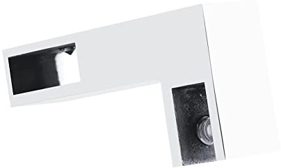 Charnière de porte avec support de pince à verre Quincaillerie de porte de salle de bain et accessoires de cabine de douche avec clip de fixation de fenêtre