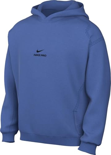 Nike Herren Df Npt Midlayer Kapuzenpullover, Comet Blue/Black, XL