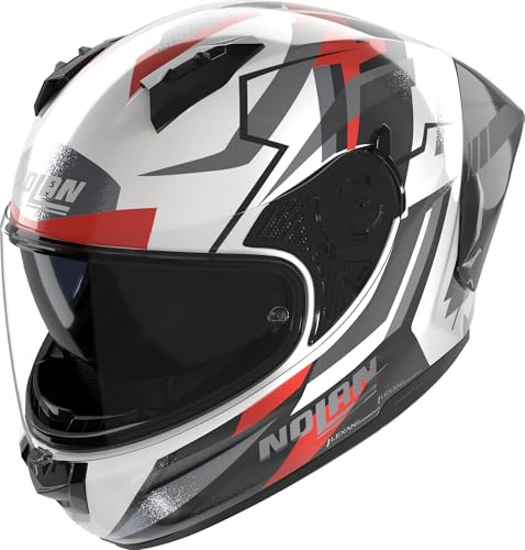 Nolan N60-6 Sport Corsa Helmet, schwarz/rot, M (58)