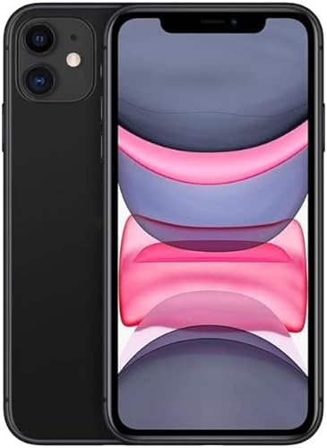 ABUSVEX Original Rear Back Glass Replacement Compatible with iPhone 11 6.1 inches All Carriers with Pre-Installed Adhesive and Repair 11 Tool (Black)