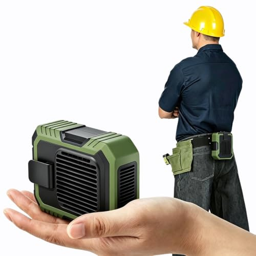 WATAOW Ventilatore Portatile con Clip da Cintura, 4000mAh, 3 Velocità