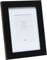 DEKNUDT FRAMES Bilderrahmen mit Passepartout - Schwarz - S66KF2 P1 13x18cm für Bild 10x15cm - Bilderrahmen Holz MDF - Bilder aufhängen oder ausstellen