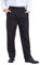 Nanxson Chef Pants Trousers Uniform Men's Unisex Hotel/Kitchen Elastic Waist Work Pants CFM2004 L Black