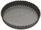 MasterClass - Plat à tarte et à quiche antiadhésif avec PTFE, PFOA et BPA, acier au carbone robuste d'une épaisseur de 1 mm, acier au carbone cannelé, rond 23 cm (9''), manchonné