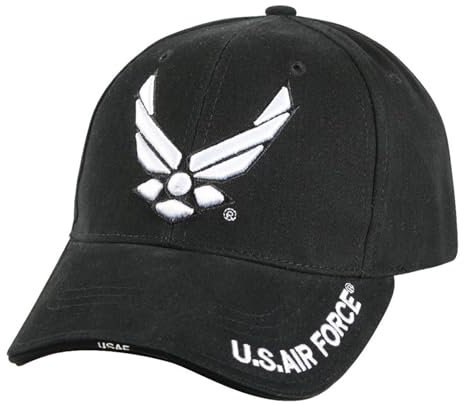 Deluxe Black ''New Wing Air Force'' Low Profile Cap
