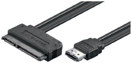goobay Wentronic HDD eSATA Kabel (eSATA I-Type auf SATA HDD Stecker) 2m schwarz