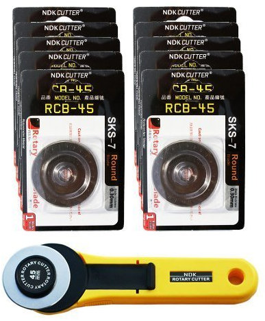 Lames de cutter rotatif 45 mm + 10 x, obtenez le Deal.