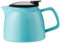 Forlife Bell Théière en céramique avec passoire Turquoise 770 ml