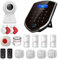 Wolf Guard WT4R Sistema de Alarma doméstica inalámbrica, Kit de Alarma WiFi/gsm 4G cámara de vigilancia 1080p, Compatible con Alexa Google Home