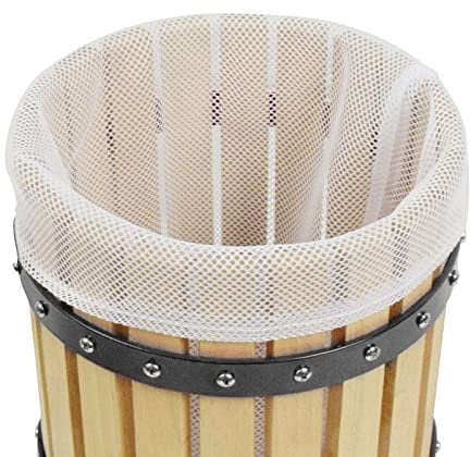 12L (2er Pack) Sieb Filter Beutel Siebbeutel für Obstpresse, Weinpresse, Apfelpresse, Mechanische Presse