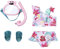 BABY born 829240 Holiday Deluxe Bikini Set Puppenkleidung 43 cm, rosa/bunt