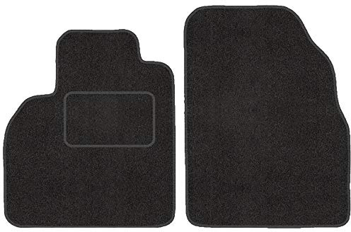 Fußmatten mit Clips 2er Set für Renault Scenic 2 II 2003-2009 Velours Automatten
