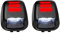 WPFC Auto-LED Kennzeichenbeleuchtung Rücklicht Wasserdichtes Rücklicht Für Nissan Navara D40 Frontier Titan 2007-2016