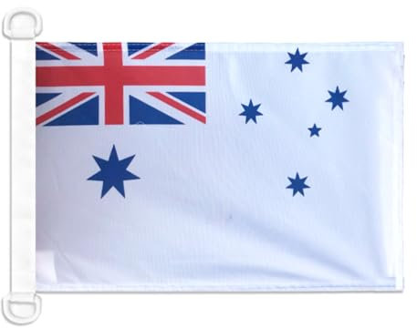 AZ FLAG Bootsflagge Königlich Australische Marine 45x30 cm, Aussenverwendung Royal Australian Navy Bootsfahne Aus Gestricktem Polyester
