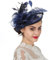 Ladies Flower Feather Fascinator Veil Net Headband Clip Pillbox Hat Wedding Bridal Hair Clip Headpiece Top Hat Race Ascot Cocktail Tea Party Headwear Bowler Banquet Hair Accessories