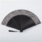 Hand Fan Leopard Print Blossom Print Folding Hand Fans Flower Print Vintage Fan White Polyester Fans Summer Girls Dancing Fan (Color : I)