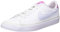 NIKE Court Legacy Sneaker, Weiß/Fußball grau-kosmischer Fuchsia, 37.5 EU