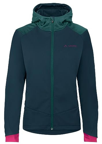 VAUDE Damen Women's Qimsa Softshell Jacket, Dark Sea/dark Sea, 42 EU