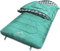 normani 4-in-1-Funktion Extrem Outdoor Schlafsack 'Antarctica' aus Nylon Rip-Stop mit 500 + 250 g/m² Hollow Fiber Füllung 220 x 90 cm Farbe Grün Größe Links