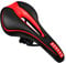 Bike Sattel Gel Universal MTB Fahrradsattel Hohl Ergonomisch Bequem Weich Memory Schaum Radsattel Cityradsättel Mountainbikesättel BMX/Mountainbike/Dirt Bike/Citybikes/für Herren Damen Kinder(Rot)