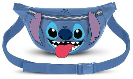 Disney Unisex Kinder 07401 Fashion Gürteltasche Tongue, Blau, Einheitsgröße