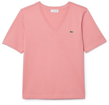 Lacoste-Tee-Shirt femme-TF7300-00, Rose, 36
