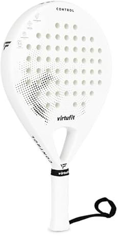 VirtuFit Control Padelschläger - Weiß - Schwarz