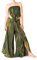 PANASIAM Pants Top Set Cuba TieDy, Olive Green Yellow, M