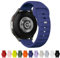 TStrap 12 Farben Uhrenarmband 20mm Silikon, Smartwatch Sport Ersatzarmband Mitternachtsblau für Herren Damen, mit Verstellbare Schließe
