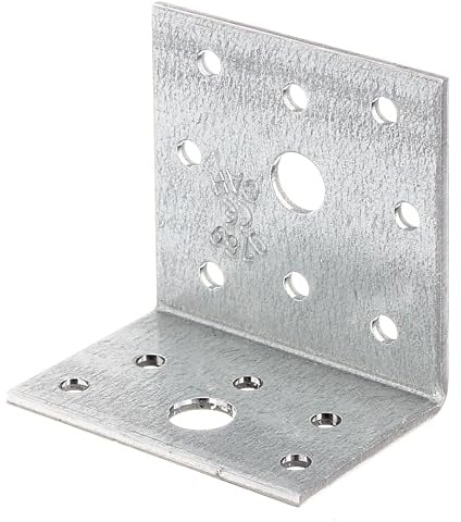 Alberts 832360 Winkelverbinder | sendzimirverzinkt | 40 x 60 x 60 mm | 60er Set