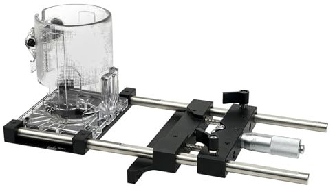 Wood Trimmer Router Base, Edges Trimming Guide Router Cutter Jig, Aluminum Alloy Router Cutter Jig Carpentry Tool for Cabinet Furniture Suitable for 65mm Trimmer