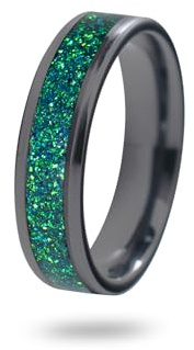 CNICK Smart Payment Ring - Contactless NFC Payment with Tokenization, Fashionable Design, VISA and MasterCard Compatible, Tesla Key Ring for Model 3/Y/S/X/CT (Opal, 9)