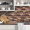 CHDITB 3712 Brown wood grain wall Sticker for home