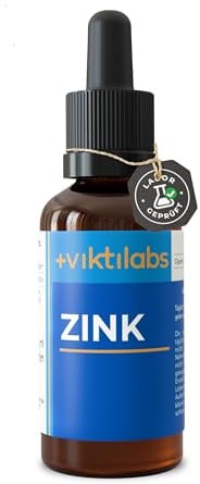 Zinktropfen - reines Zinksulfat in Wasser gelöst - hohe Bioverfügbarkeit | Rein & natürlich - 15 mg Zink pro Tagesdosis - ohne Alkohol - 10 Tropfen pro Tag - 1500 vegane Tropfen - ohne Zusatzstoffe