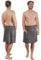 Liebenstein® Premium Saunakilt Herren mit Knöpfen - aus feinster Baumwolle - ideale Passform für EIN rutschfestes Sauna Erlebnis – Saunahandtuch Herren flauschig & weich