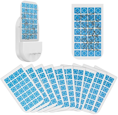 Recharges pour piège à Mouches d'intérieur, piège à moucherons pour l'intérieur de la Maison, Attrape-Mouches d'intérieur, piège à Mouches à Fruits, Mites, piège à moustiques (Lot de 10 recharges)