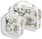 Koala Lot de 2 trousses de toilette transparentes avec poignées pour voyage, multicolore, Lot de 2