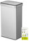 EKO NOVA 80L Mülleimer mit Sensor, Automatischer Küchenmülleimer, rechteckiger Bewegungssensor Abfalleimer, Soft Closing Deckel, Fingerabdruckresistente, elektrischer Mülleimer, mattes Edelstahl
