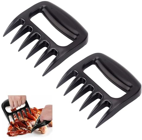 Meat Shredder Claws, Pulled Pork Meat Shredder Shredding Forks BBQ Claws,Not Easy to Corrode,High Temperature Resistance (ABS-Plastic)