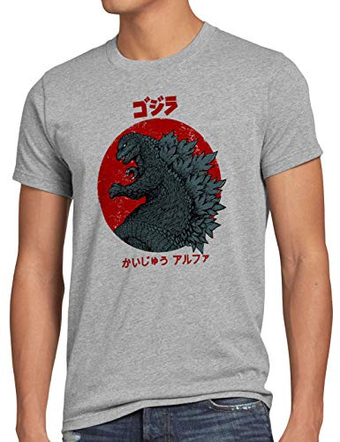 style3 Gojira T-Shirt Herren Kaiju Japan nipon Tokio Tokyo