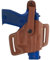 Radar Lederholster Slide Universal Braun - Rechts