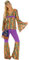 dressforfun Hippie Kostüm Set, 60er Jahre Kostüm, 70er Mode, Kostüm Hippie Frau, Hippie-Kostüm, Flower Power Kostüm, Hippie Damen, Schlaghose, Damen Hippie, Kostüme Fasching Damen - XXL
