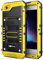Beeasy iPhone 6 Plus/ 6S Plus Case, Heavy Duty Metal Defender Cover with Screen Military Protective, Waterproof Dropproof Shockproof Impact Strong Case For Outdoor Sport Protection,Yellow