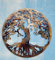 MetalArtWallDecor Arbre de Vie, la Chaleur de Couleur 91,4 cm Décoration Murale en métal