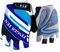 FINGER TEN Fahrradhandschuhe Kinder MTB Handschuhe Fahrrad Outdoor Bike Gel Halbfinger Sporthandschuhe Radhandschuhe Wert 1 Paar Blau S, für Sommer Freizeit Jungen Mädchen Alter 2-10 Jahre