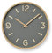 Lemnos Thomson Paper Wanduhr - Holz aus Japan, Designer-Uhr Ohne Tickgeräusche, Modern Mit Schleichender Sekunde, Küchenuhr, Wohnzimmer Clock