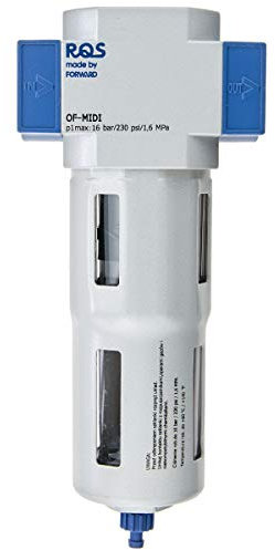 RQS Wasserabscheider Filter für Kompressor 1/2 1/4 3/4 40Um Wartungseinheit Druckluftfilter Öl-Abscheider